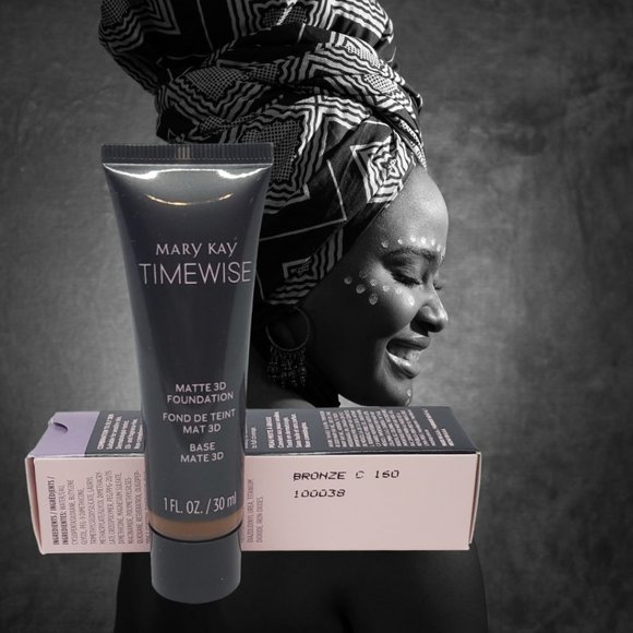 Bronze C 160 (Cool) Matte 3D Foundation - Combo-to-Oily Skin TimeWise…Ma… - Picture 3 of 6